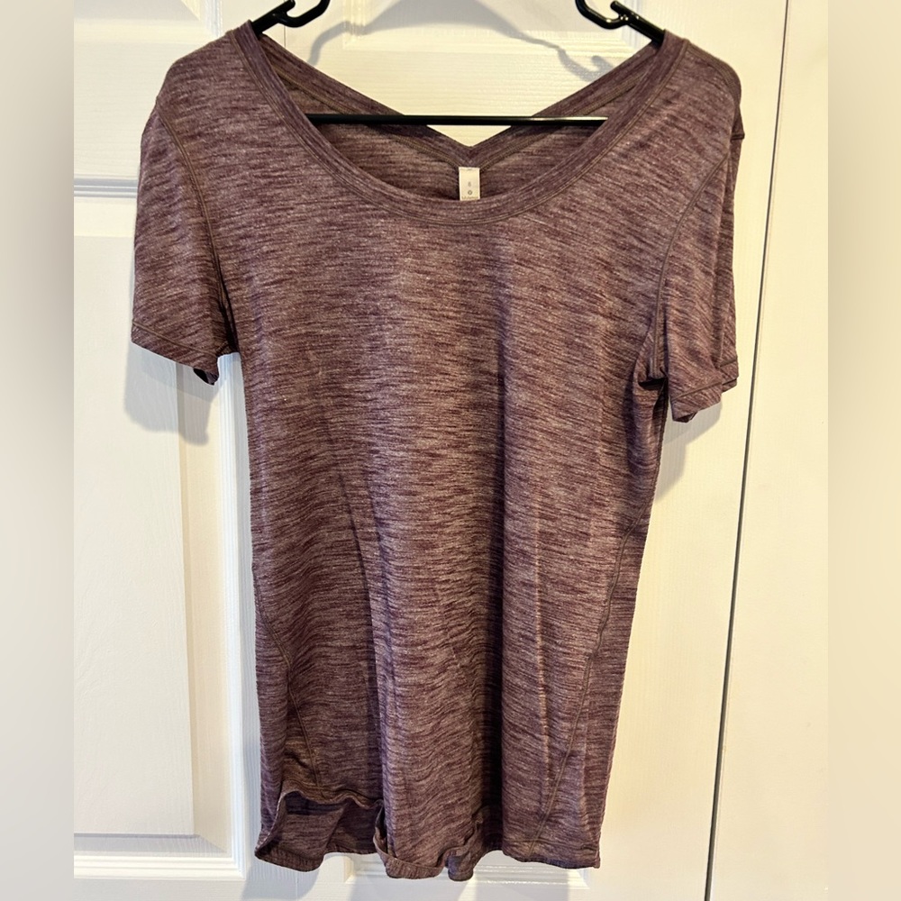Lululemon marled purple T-shirt